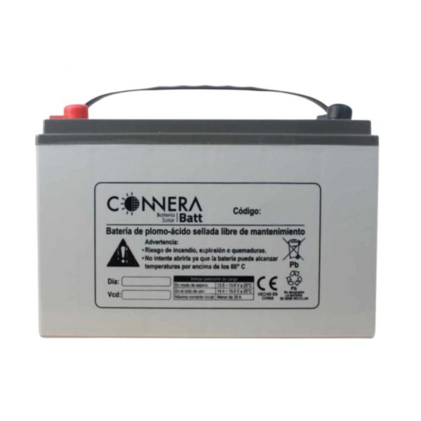 Bateria Solar de Gel Connera | 100 AH