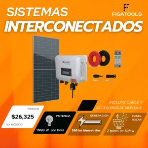 Kit solar Interconectado Connera | 1 kwh