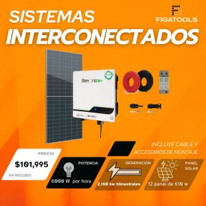 Kit solar Interconectado Connera | 6 kwh